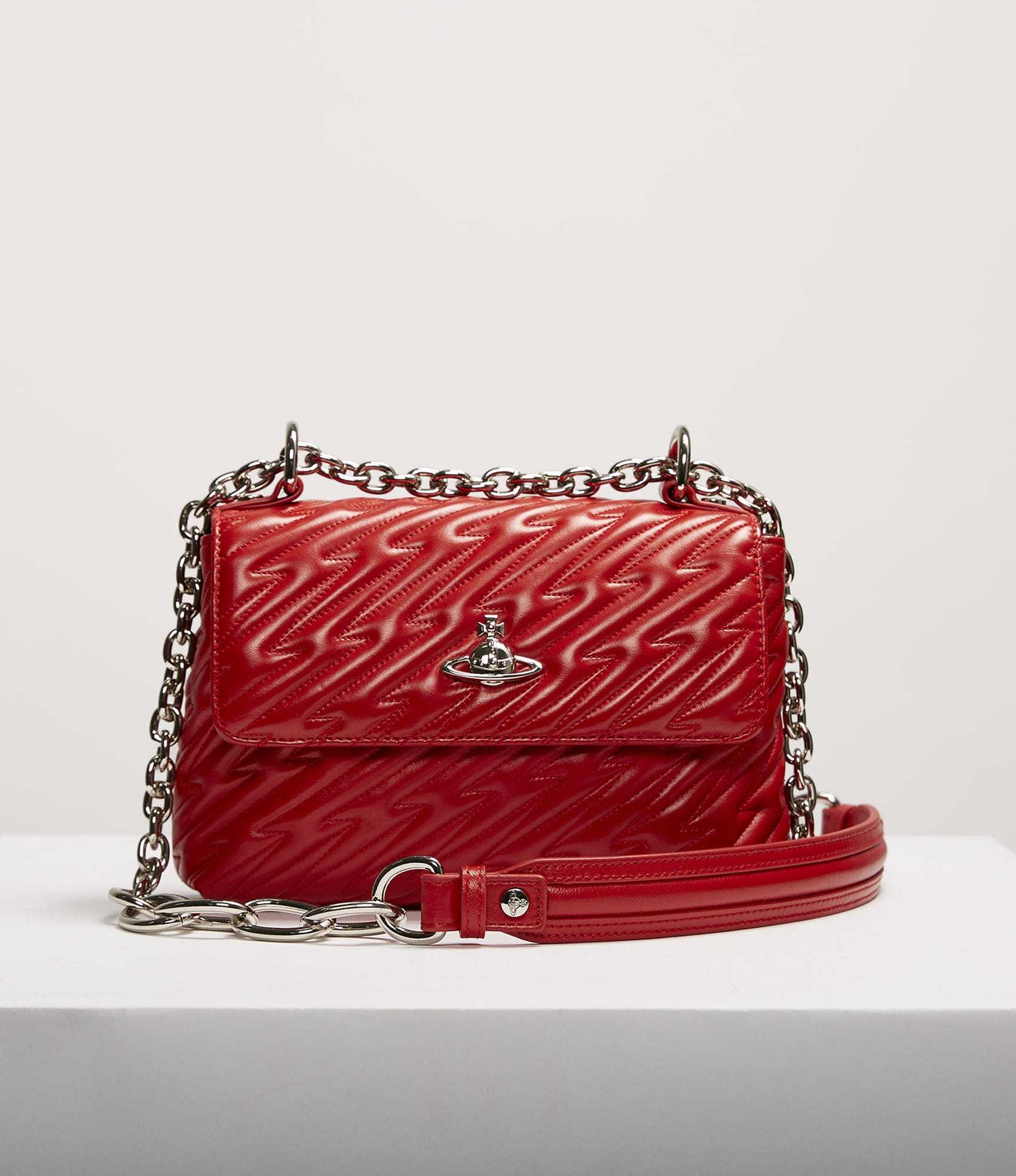 Vivienne Westwood COVENTRY MEDIUM HANDBAG RED