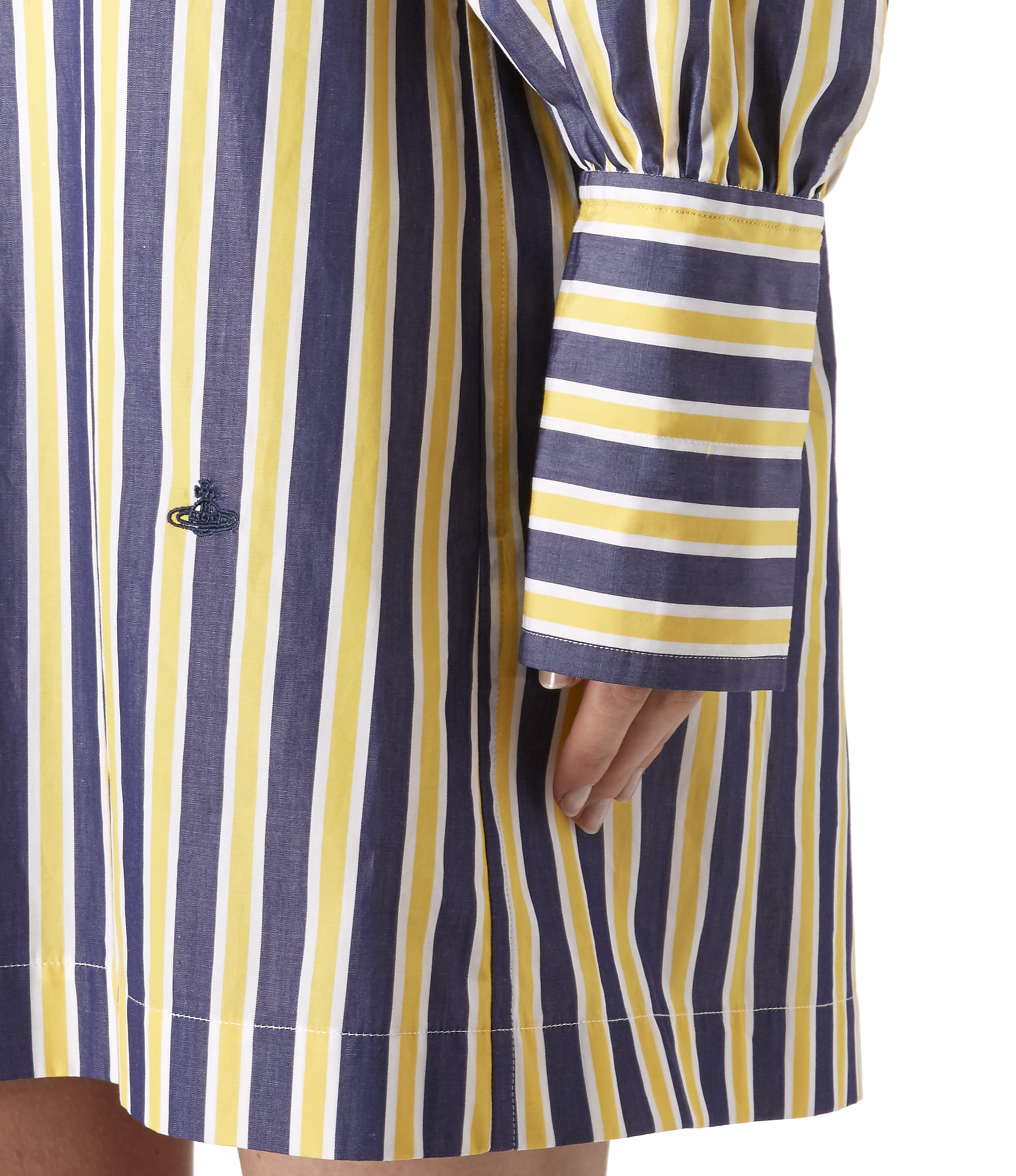 Vivienne Westwood Night Shirt Blue/Yellow Stripes