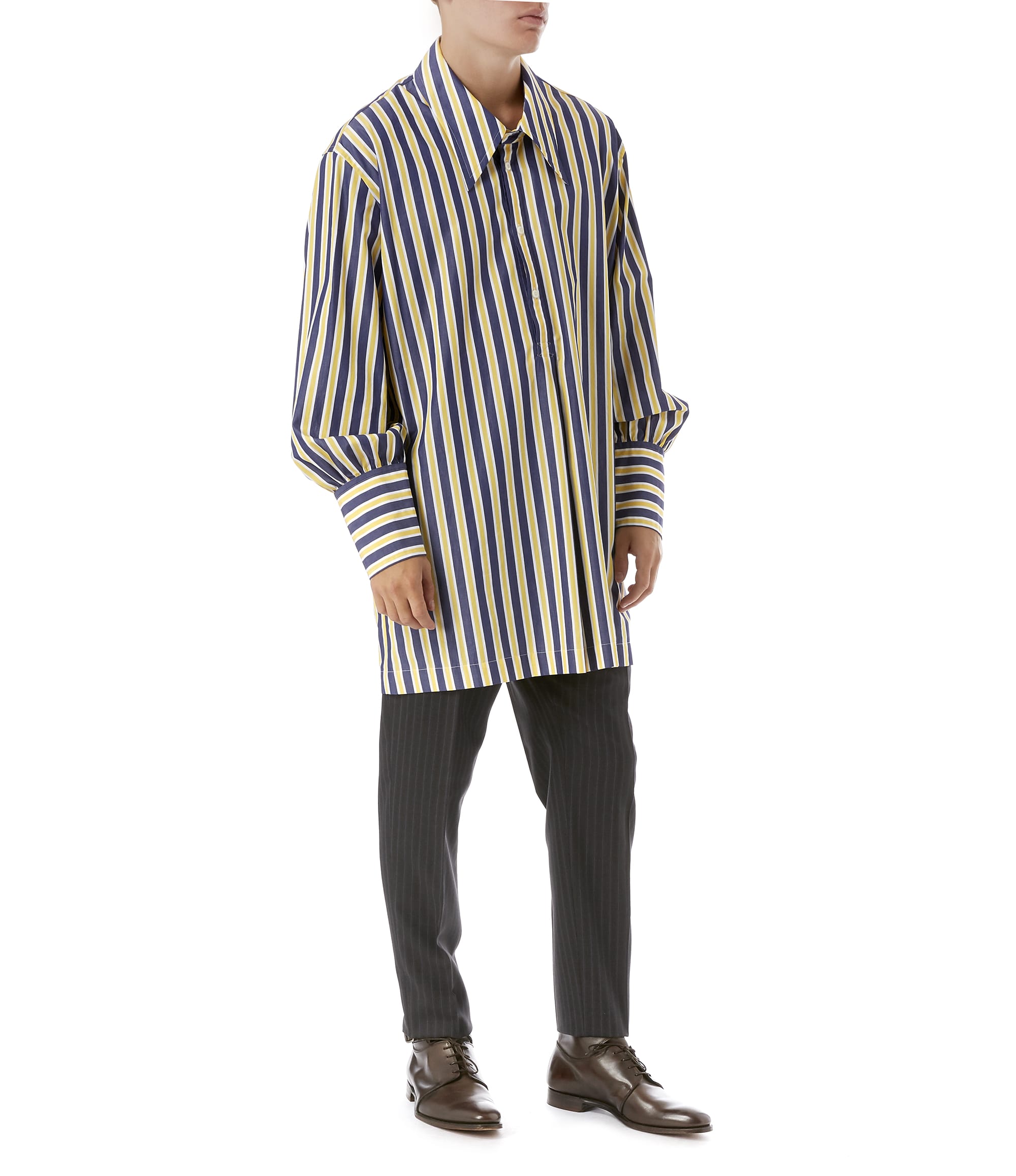 Vivienne Westwood Night Shirt Blue/Yellow Stripes