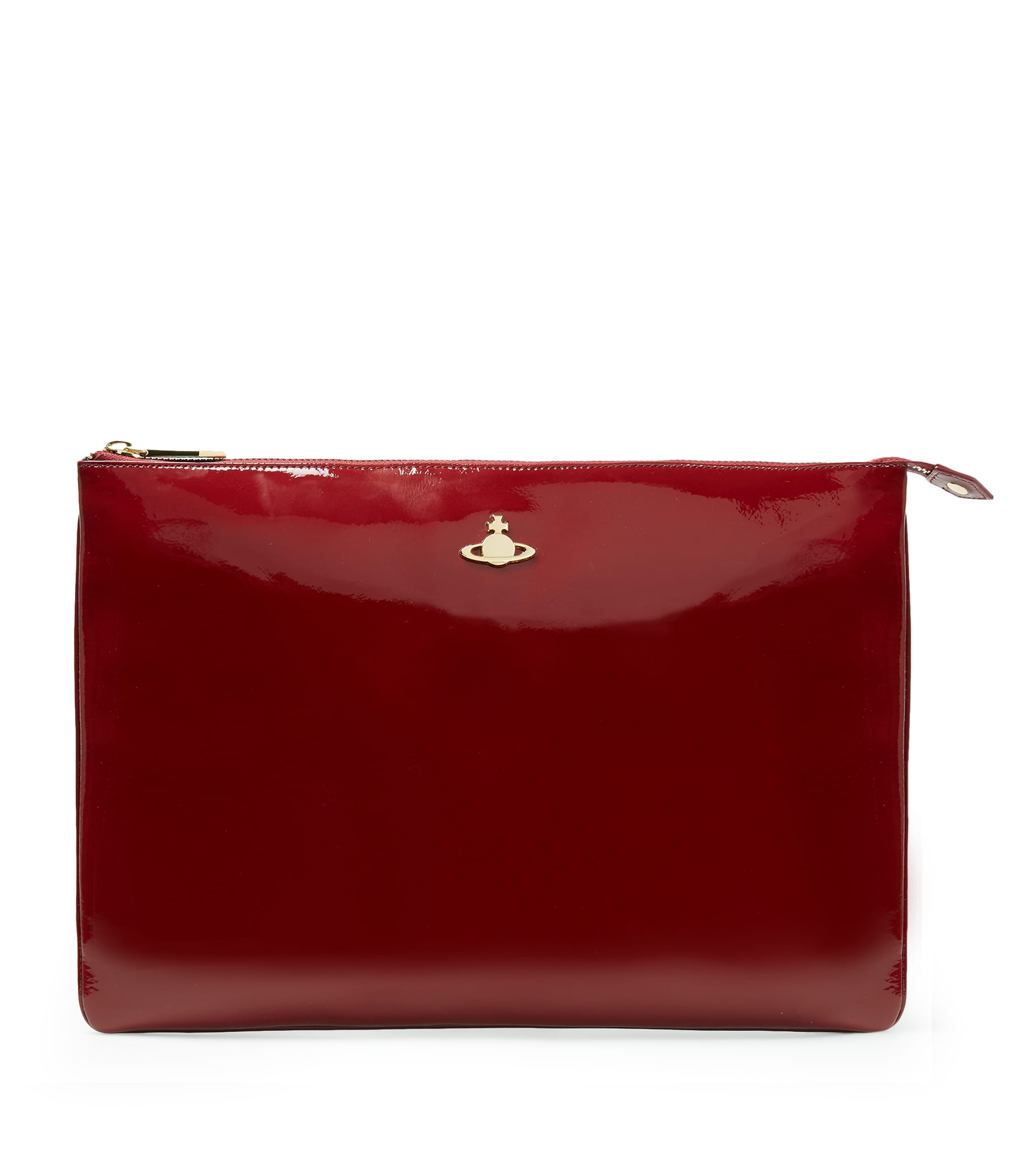 Vivienne Westwood Bordeaux Mirror Ball Clutch Bag 6852