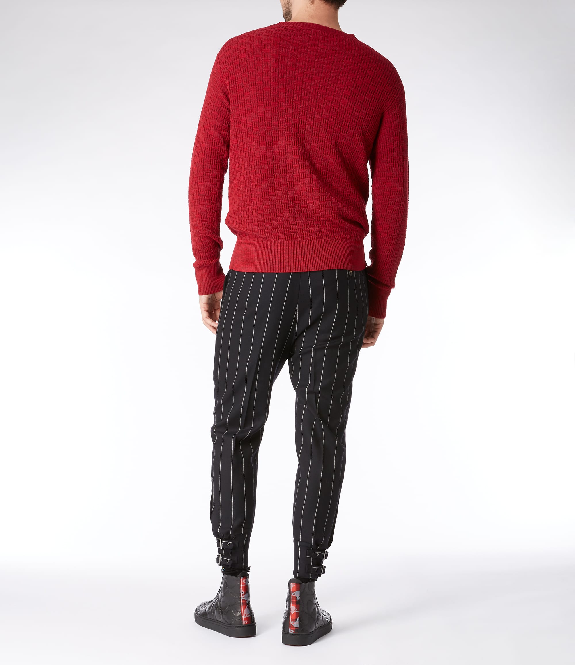 Vivienne Westwood Red Crew Neck Knit Jumper