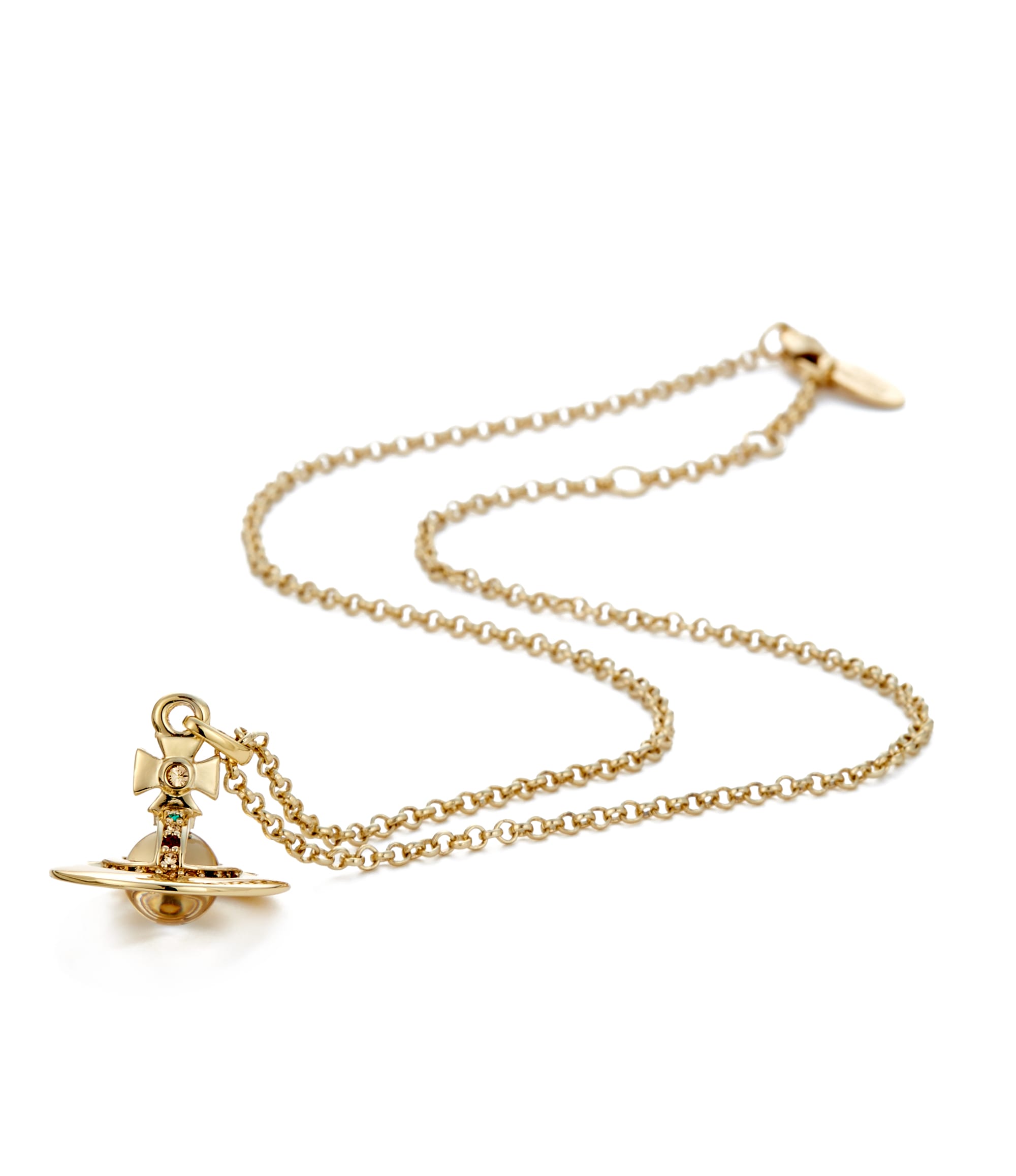 Vivienne Westwood Gold New Tiny Orb Pendant