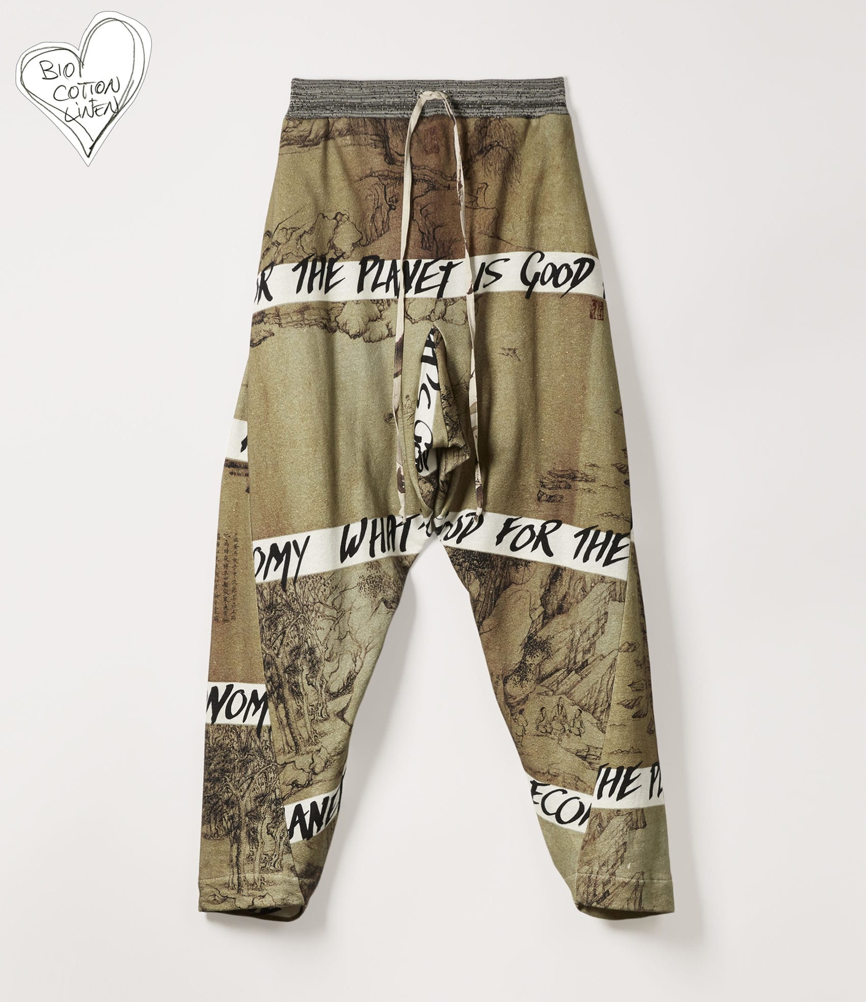 Vivienne Westwood ELA TROUSERS CHINESE DRAWING PRINT