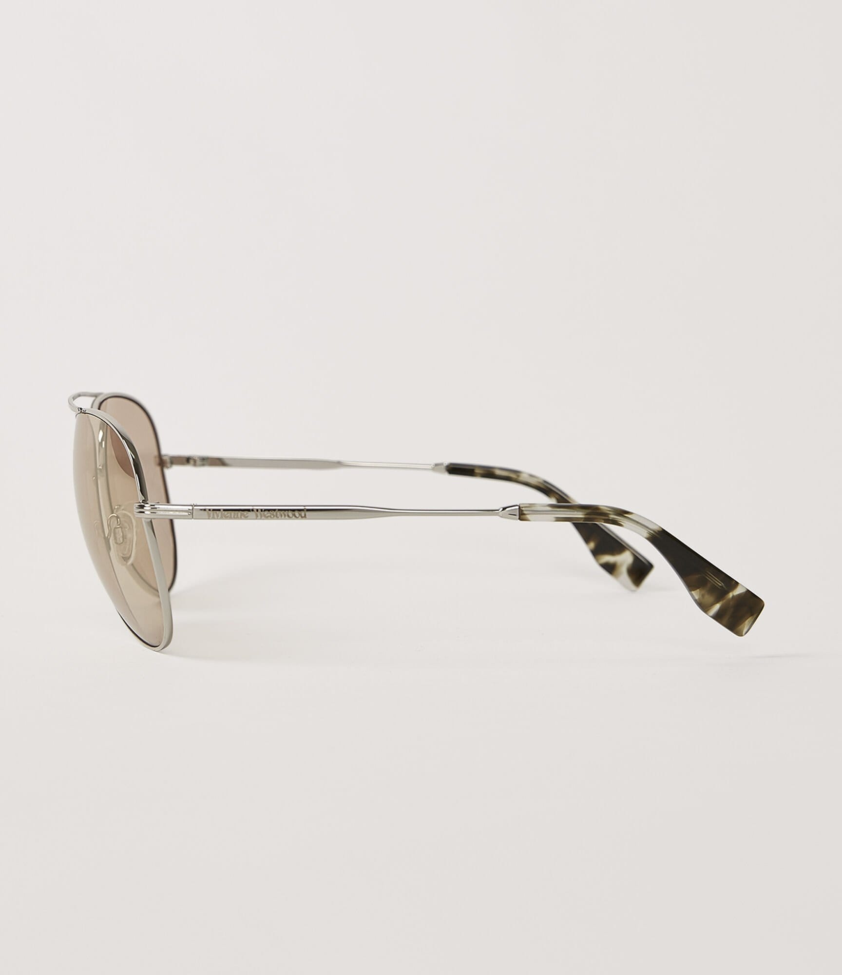 Vivienne Westwood Aviator Sunglasses Silver Palladium