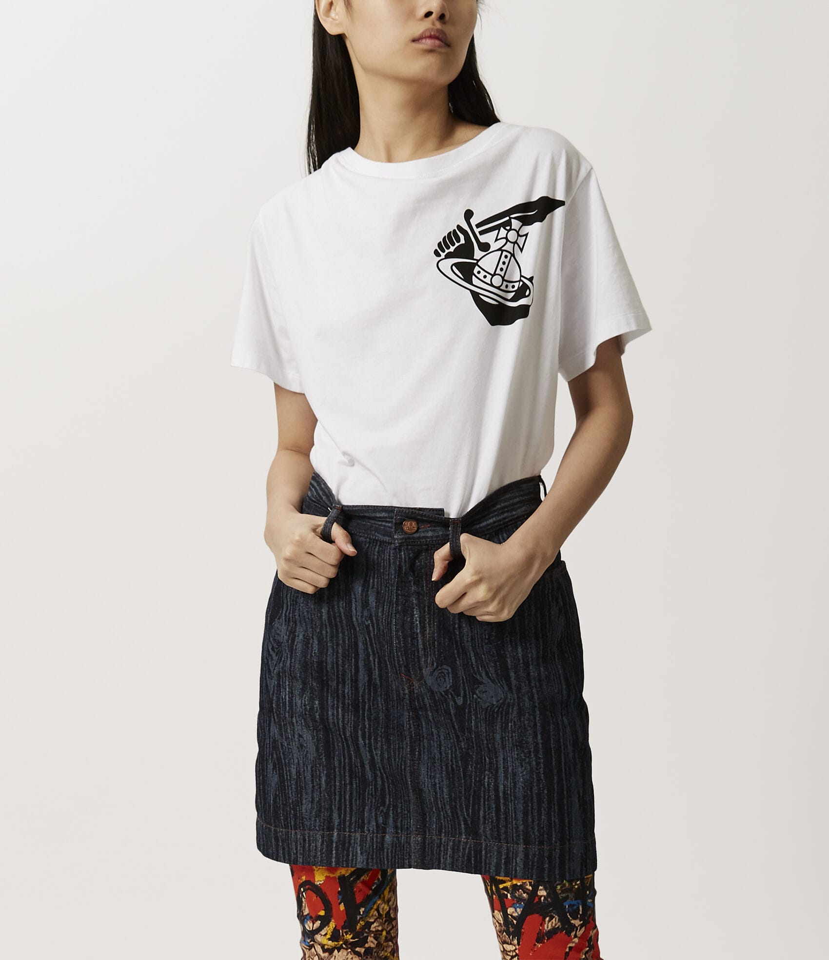 Vivienne Westwood HISTORIC T-SHIRT ARM AND CUTLASS WHITE