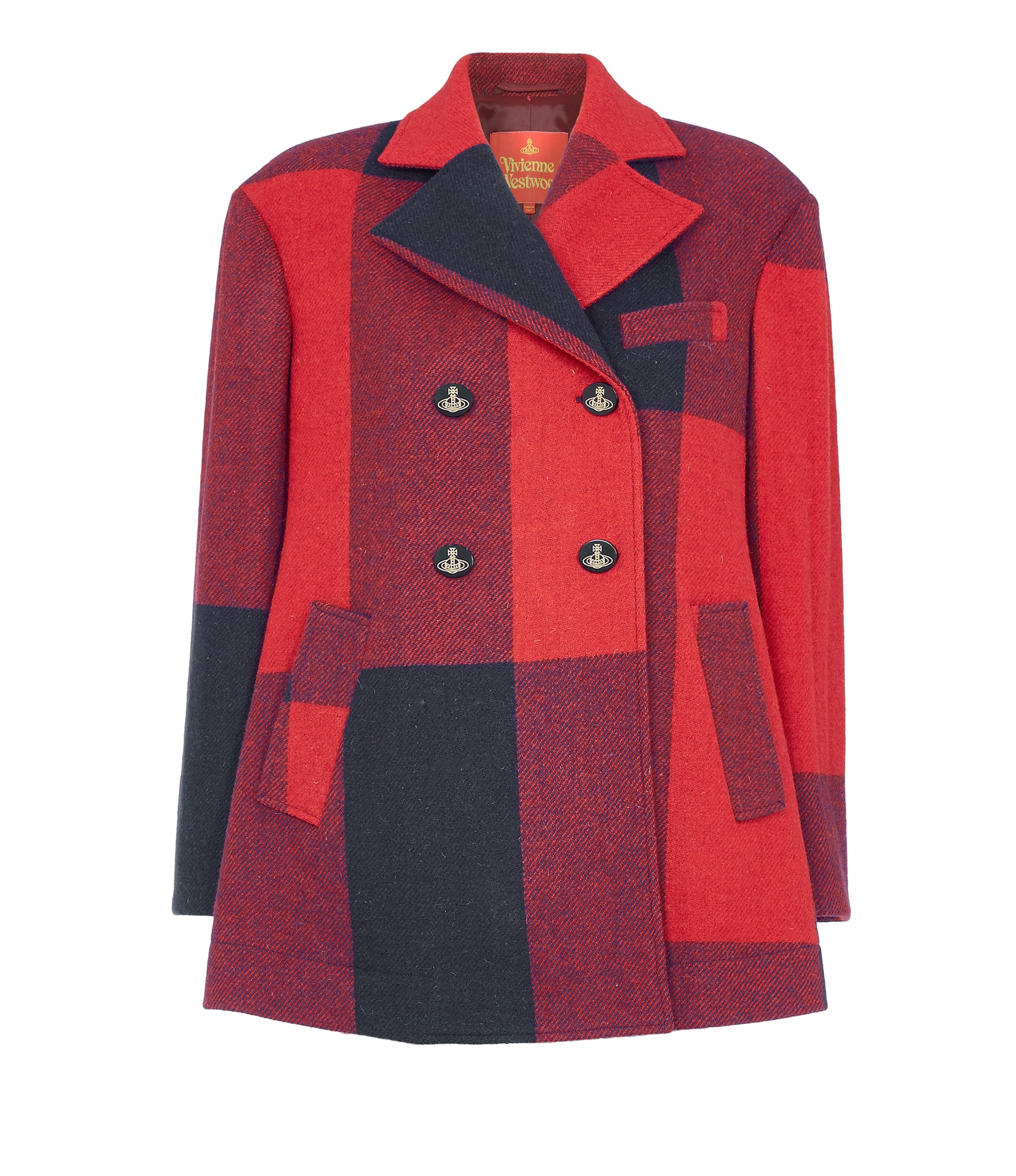 Vivienne Westwood Red Stripe Pea Coat