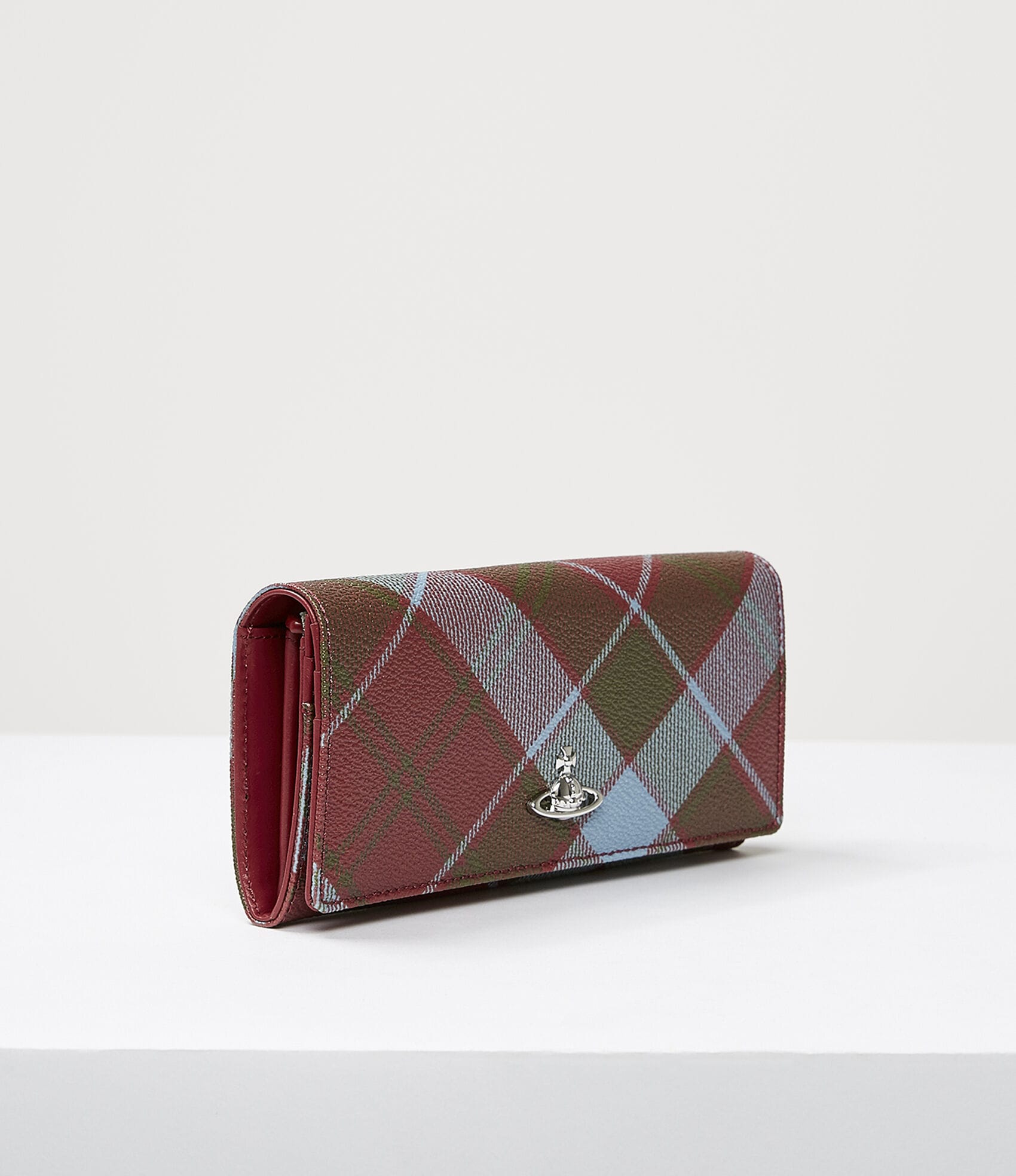 Vivienne Westwood DERBY CLASSIC CREDIT CARD WALLET VIVIENNE\'S TARTAN