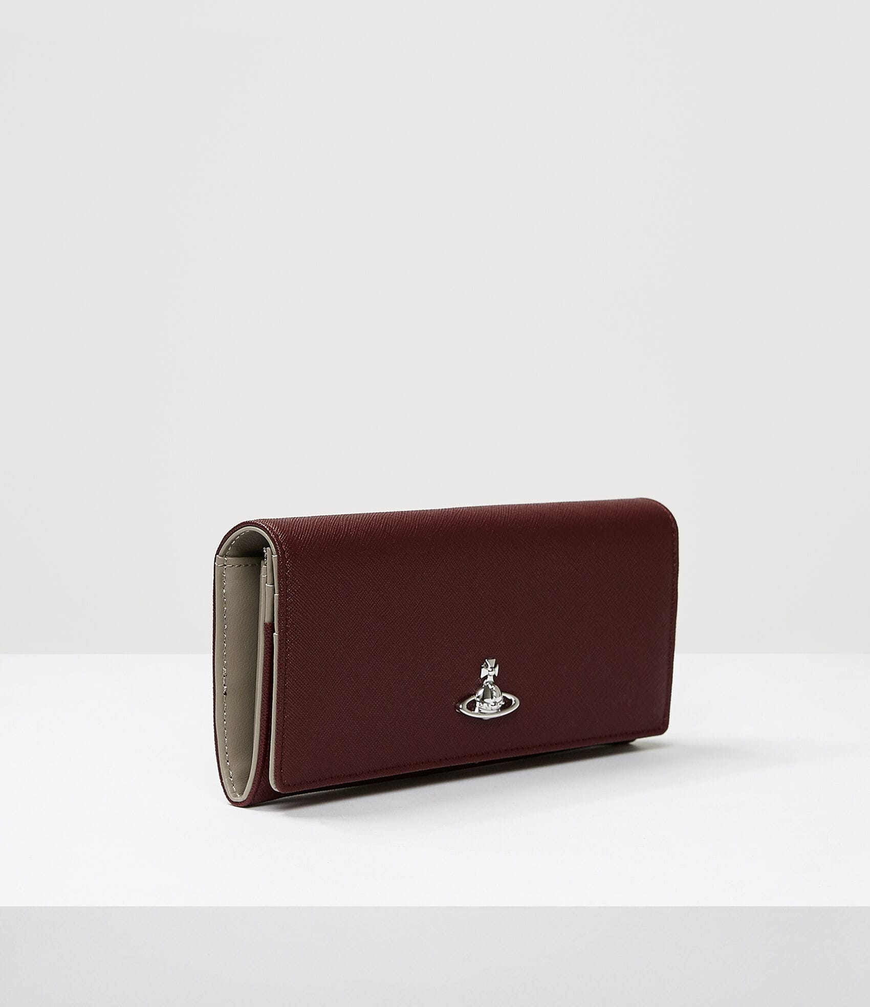 Vivienne Westwood VICTORIA CLASSIC CREDIT CARD WALLET BURGUNDY