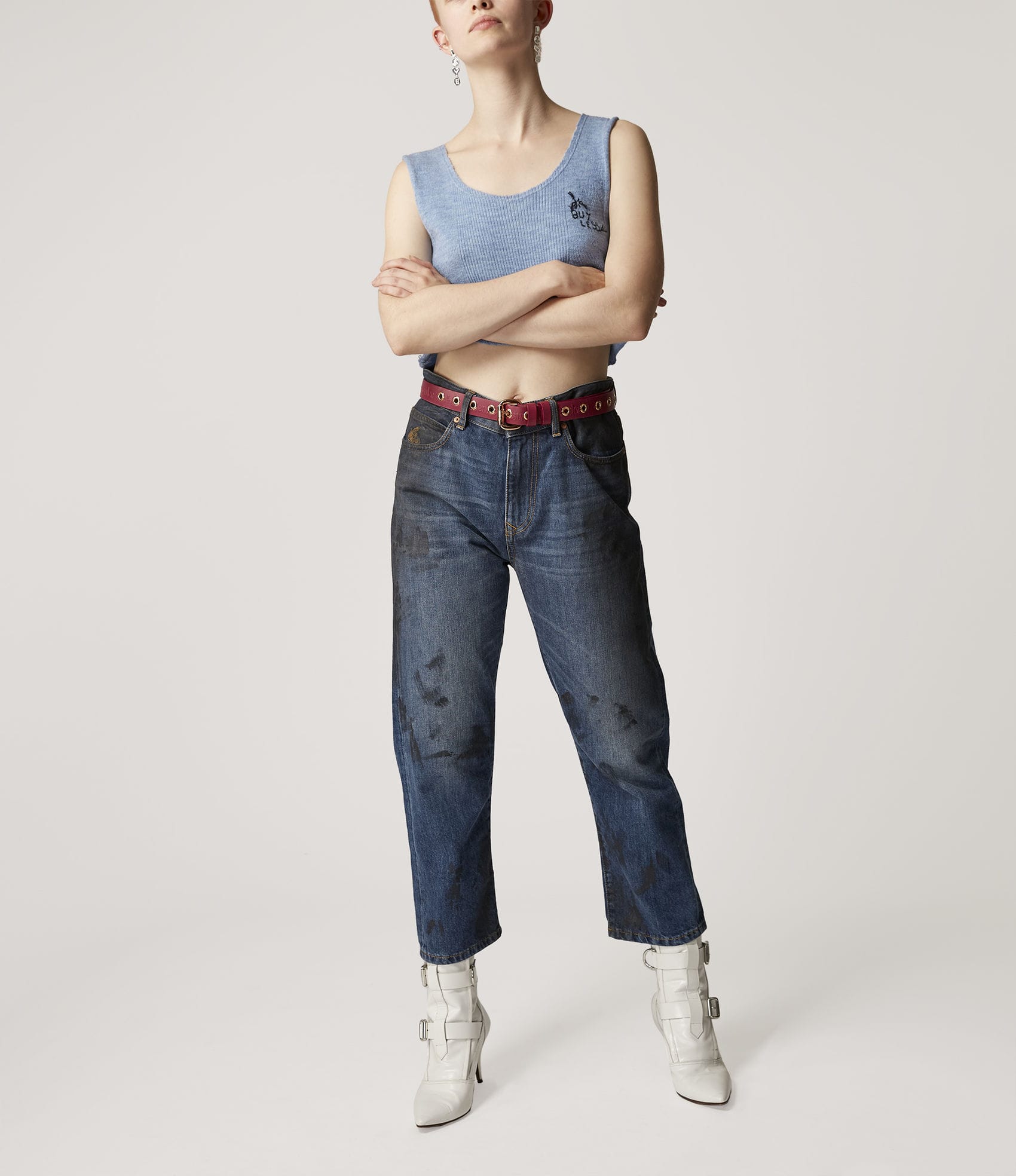 Vivienne Westwood NEW BOYFRIEND JEANS BLUE