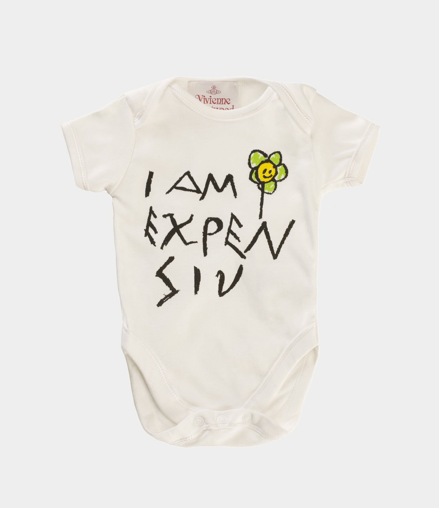 Vivienne Westwood Expensive Baby Grow Natural White