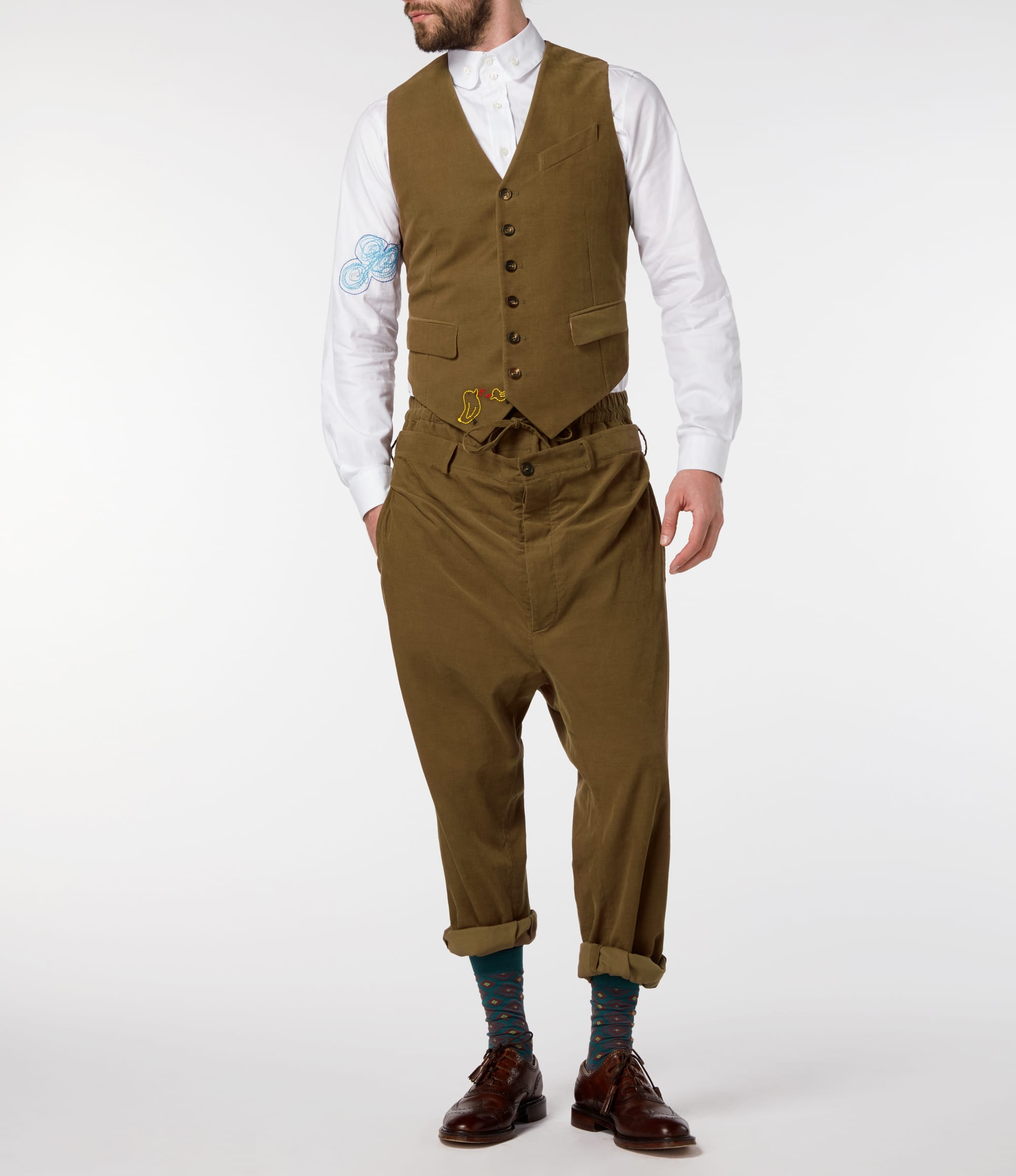 Vivienne Westwood Brown Classic Waistcoat