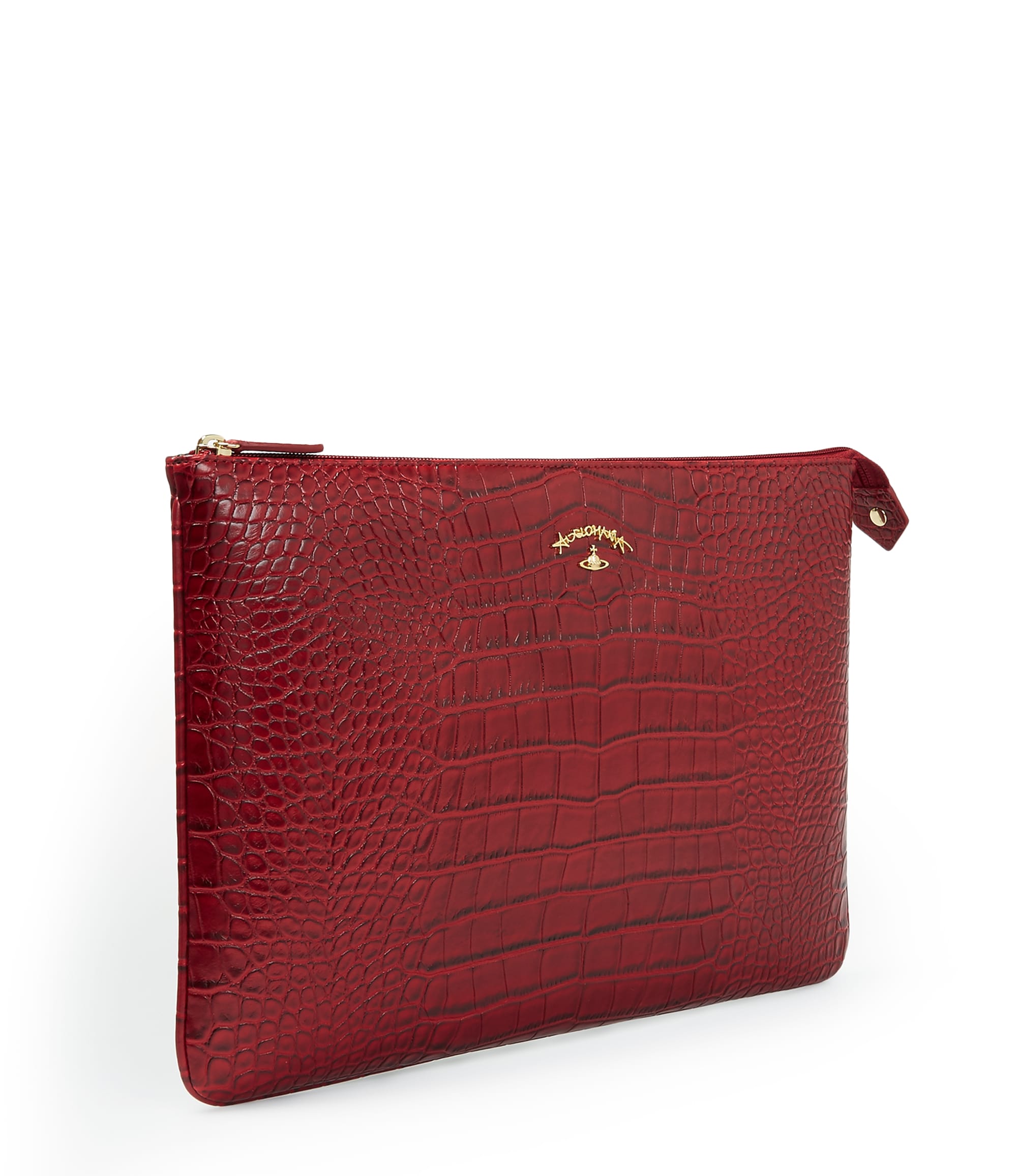 Vivienne Westwood Red Dorset Clutch Bag 6852