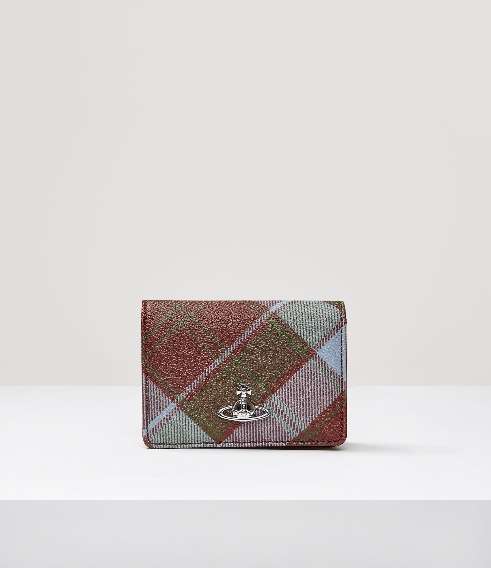 Vivienne Westwood DERBY BUSINESS CARD HOLDER VIVIENNE'S TARTAN