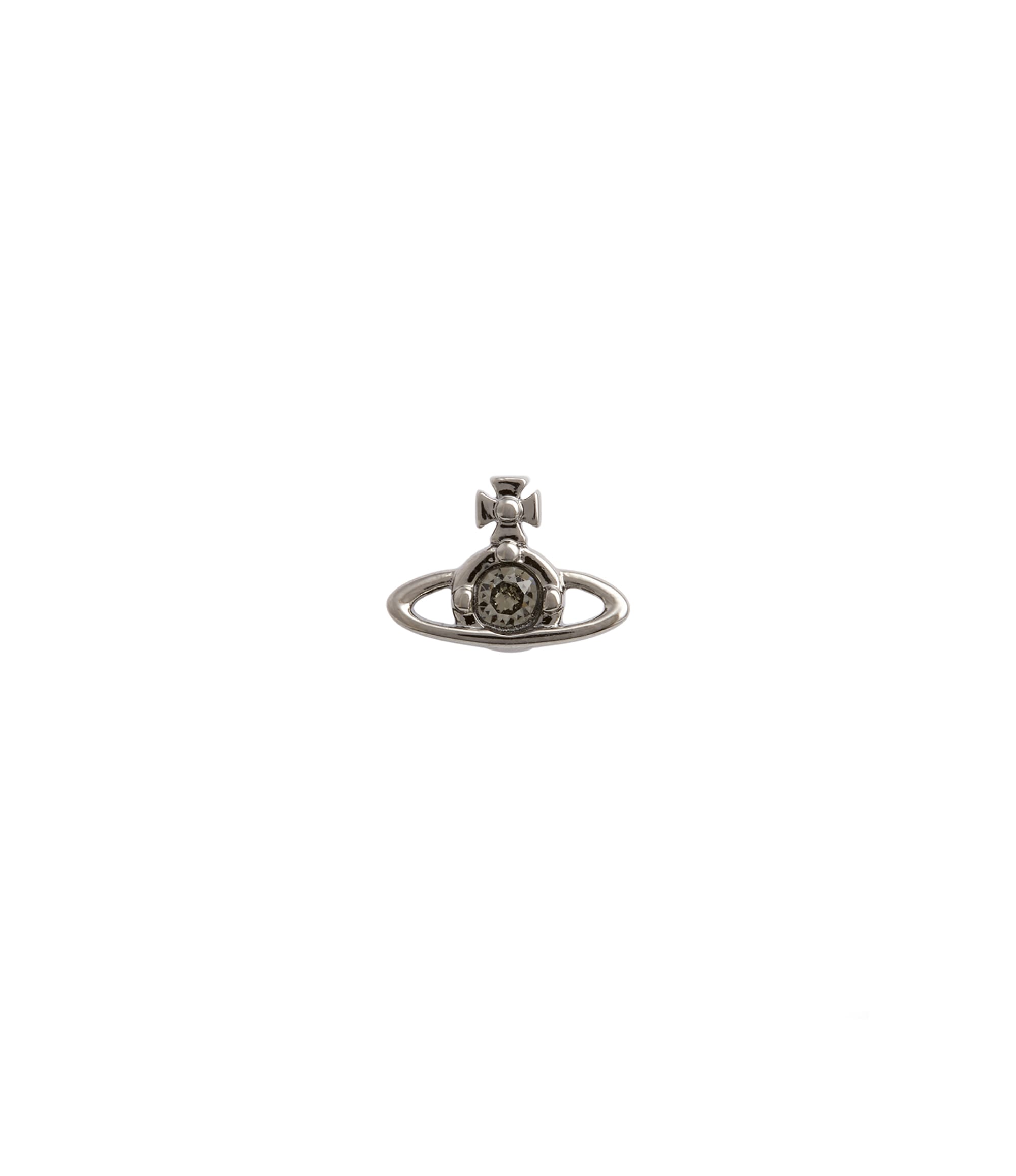 Vivienne Westwood Black Nano Solitaire Single Stud