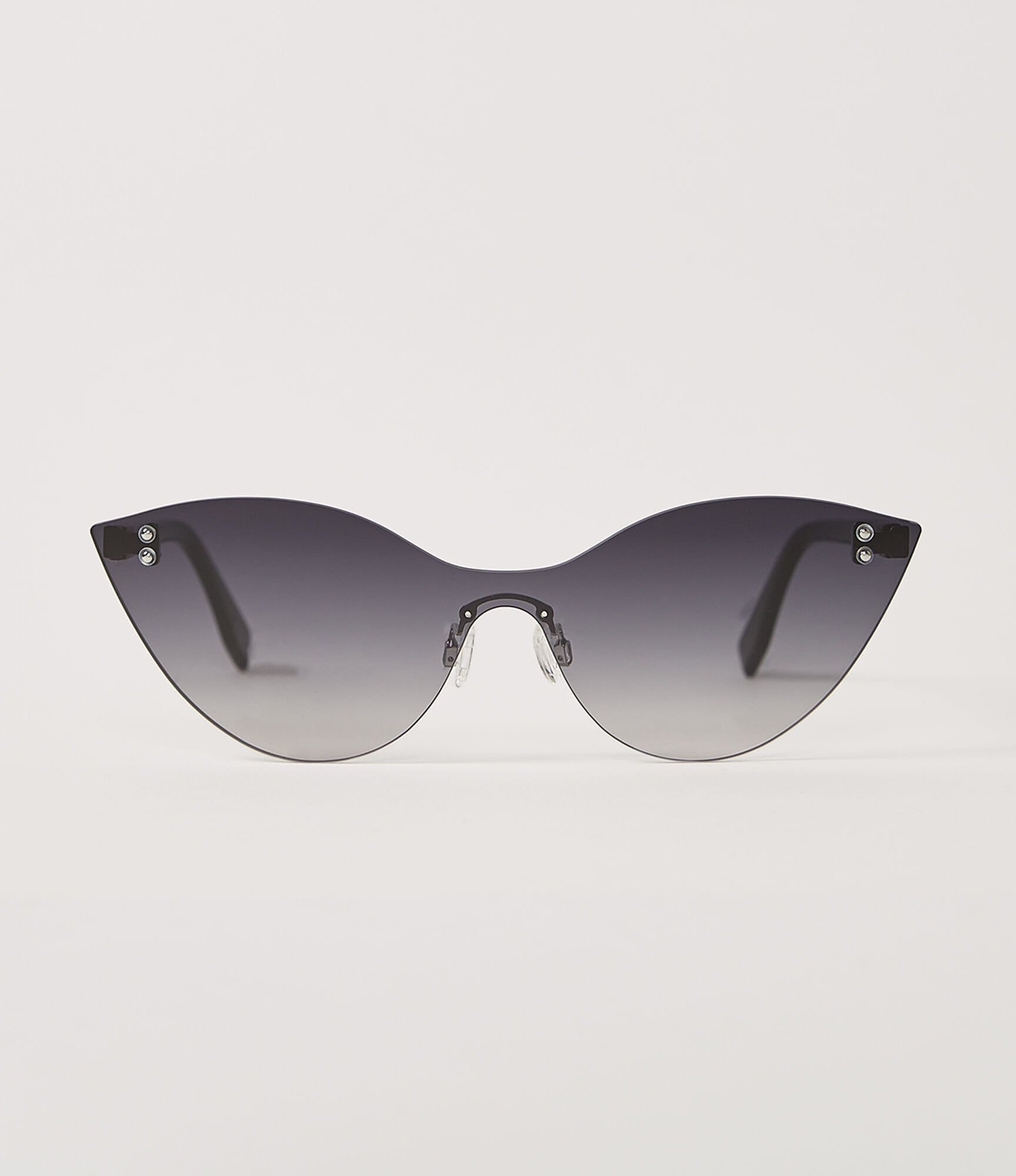 Vivienne Westwood Frameless Cat-Eye Sunglasses Silver/Grey